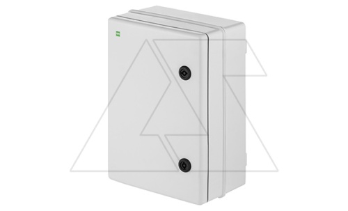 Щит пластиковый SR2, 252x352x162mm, с мет. монтажной платой 197x297x130mm, RAL7035, IK08, IP65 | код 2754-00 | Elektro-plast Nasielsk