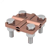 Соединитель пруток - пруток D8 мм медь | код NG3104CU | DKC