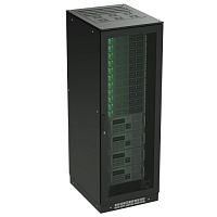 Разобранный напольный 19 IT-CQE 42U 600х2000х600, двери перфорированная + перфорированная, RAL9005 | код R5IT4266PFB | DKC