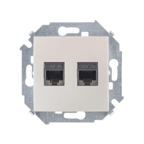 Розетка компьютерная 2-м Simon 15 RJ45 кат.5E AMP механизм шампань Simon 1591552-034 Розетка компьютерная 2-м Simon 15 RJ45 кат.5E AMP механизм шампань Simon 1591552-034