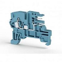 364 080, Клеммник пружинный с разъёмом, на DIN-рейку, 2,5мм.кв., (синий), PCY 2,5N | код 0.0.0.3.64080 | KLEMSAN