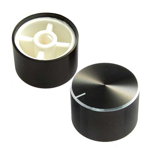 Ручка приборная RUICHI 25.5x17HRP2, на вал с зубцами | код 85168 | Ruichi