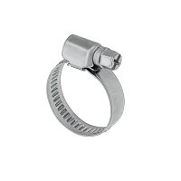 Хомут червячный 16-27-0,7 мм, (упак. 2 шт) PROconnect | код 07-0616-8 | PROCONNECT