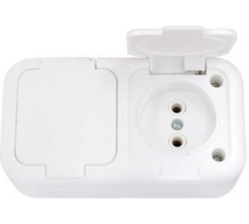 Беларусь Розетка двойная брызгозащищенная наружная IP44 | код. Розетка РА10-221 | БелТИЗ Беларусь Розетка двойная брызгозащищенная наружная IP44 | код. Розетка РА10-221 | БелТИЗ