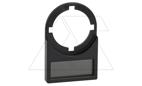 Держатель для таблички 25x10mm, с прозрачным окном, для одинарных кнопок 22mm | код LA39_F11-10 | АРТ
