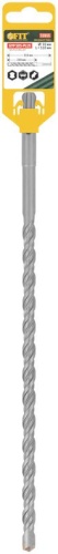 Бур по бетону SDS PLUS профи W-образная вставка двойная спираль 10х310мм FIT 32833 фото 3