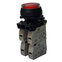 Выключатель Briswik КЕ 172/7м -Л 220В красный 2но+1нз цилиндр с подсветкой IP66 УХЛ2 10А | код aZ-EB-6Ai-7232 | Briswik