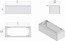 Доп. секция KVR-25 PE 26 (В262хШ265хГ250) | код 001602206 | ETI