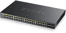 Коммутатор Zyxel GS2220-50HP-EU0101F (L2) 44x1Гбит/с 4xКомбо(1000BASE-T/SFP) 2SFP 48PoE+ 375W управляемый | код 1399638 | Zyxel