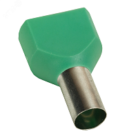 Наконечник штыревой втулочный под два провода НШвИ2 OptiKit T-Shv2-PVC- 16-14(100шт) | код 278054 | КЭАЗ