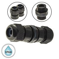 Разъём герметичный SZC RJ45M20Z2-6A, 10BASE-T,100 BASE-T, 1000 BASE-T | код 107882 | SZC