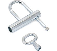 Замок навесной системы «ОДИН КЛЮЧ», АЛЛЮР ВС-3КА хром | код 1490 | ПТК