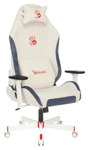 Кресло игровое A4Tech Bloody GC-330 белый крестов. металл | код 1696360 | A4TECH Кресло игровое A4Tech Bloody GC-330 белый крестов. металл | код 1696360 | A4TECH