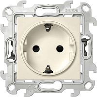 Механизм розетки 1-м СП Push&Go 16А IP20 2P+E защ. шторки сл. кость | Код. 2420432-031 | Smon