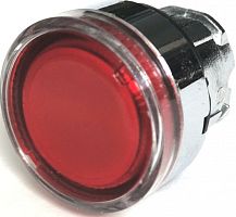 КМЕ 41ЛС красный IP40 LAY4-BW34.BR Головка плоская стальная с возвратом с подсветкой 22 мм | код LAY4-BW34.BR | Briswik