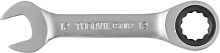 CSRW12 Ключ гаечный комбинированный трещоточный короткий, 12 мм | код CSRW12 | Thorvik