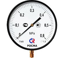 Манометр общетехнический радиальный ТМ-310Р.00 0..2.5 1/4' кл.2.5 | код 00000006701 | РОСМА