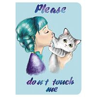 Тетрадь 60 л. в клетку обложка SoftTouch, бежевая бумага 70 г/м2, сшивка, В5 (179х250 мм), НЕДОТРОГА, BRAUBERG, 1403817 | код 403817 | BRAUBERG