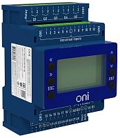 ПЛК 150 Модуль ЦПУ 18 UI 6 UIO 2 UO 7 DO 24В DC с экраном ONI | код PLC-150-CPU-18U15U-1D | ONI
