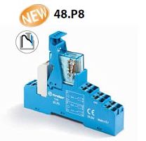 Интерфейсный модуль (сборка 40.62.7.012.0000 + 99.02.9.024.99 + 95.P5SPA), электромеханическое реле, 2CO 10A, контакты AgNi, питание 12В DC (чувствит.), категория защиты IP20, безвинтовые клеммы Push-in, пластиковая клипса, LED + диод | код 48P87012