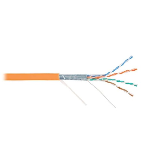 Кабель F/UTP 4 пары кат.5e (класс D) (уп.305м) | код NKL 4200C-OR | NIKOLAN Кабель F/UTP 4 пары кат.5e (класс D) (уп.305м) | код NKL 4200C-OR | NIKOLAN