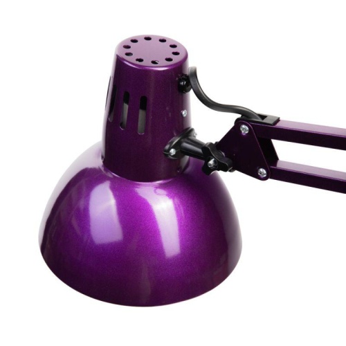 Светильник настольный KD-312 С12 230В 60Вт E27 струбцина фиолет. Camelion 12341 фото 2