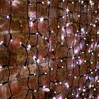 Гирлянда Светодиодный Дождь 2х3м, постоянное свечение, черный провод, 230 В, диоды БЕЛЫЕ | код 235-145 | NEON-NIGHT