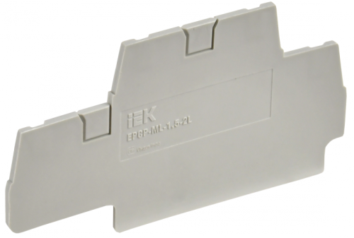 Заглушка для CP-ML 2 ур. 1,5мм2 серая IEK | код YCT23-00-2-K03-001-ZGL | IEK