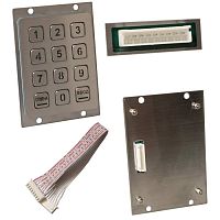 Клавиатура цифровая антивандальная влагозащищённая RUICHI RS16B, нержавеющая сталь | код 113022 | Ruichi