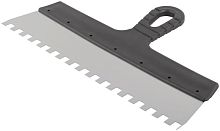 Шпатель фасадный зубчатый 350мм/зуб 10мм нерж. КУРС 06615