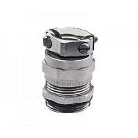 Кабельный ввод, с держателем гофры, M40x1,5, диапазон обслуживаемых кабелей 23-35 мм, IP54, латунь, тип покрытия: никель | код Z5.507.6421.0 | Wieland