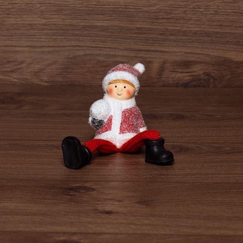 Керамическая фигурка Мальчик с подвесными ножками 6.6х5.5х9.5 см | код 505-024 | NEON-NIGHT Керамическая фигурка Мальчик с подвесными ножками 6.6х5.5х9.5 см | код 505-024 | NEON-NIGHT