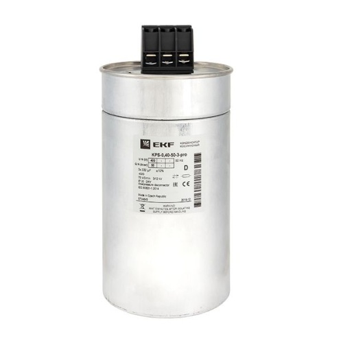 Конденсатор косинусный КПС-0,4-50-3 PRO | код kps-0,4-50-3-pro | EKF фото 2