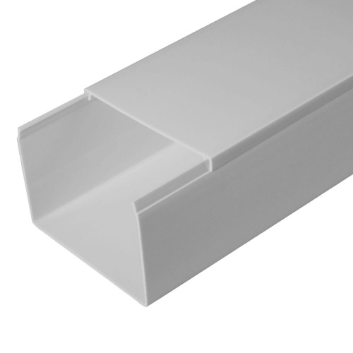 Кабель-канал серый RAL 7035 2-й замок в п/э 80х60 мм (18м/уп) Промрукав | код PR03.0080 | ПРОМРУКАВ Кабель-канал серый RAL 7035 2-й замок в п/э 80х60 мм (18м/уп) Промрукав | код PR03.0080 | ПРОМРУКАВ