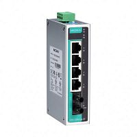 Коммутатор EDS-205A-M-ST-T 5 port switch, 4 x 10/100 TX, 1 x 100 FX (multimode), dual power, ST connector, t:-40/+75 | код 00-06062753 | MOXA