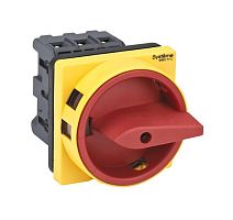 ВЫКЛЮЧАТЕЛЬ-РАЗЪЕДИНИТЕЛЬ 3P 25A С КРАСНОЙ РУКОЯТКОЙ НА ДВЕРЦУ 4 ВИНТАМИ | код MSD25310R | Systeme Electric