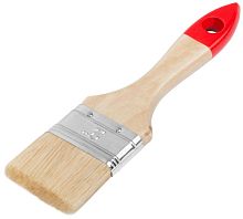 Кисть флейцевая "Стандарт" натур. светл. щетина дерев. ручка 2дюйм (50мм) FIT 01035