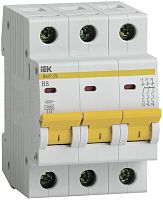 Автоматический выключатель ВА47-29 3Р 8А 4,5кА В | код MVA20-3-008-B | IEK 