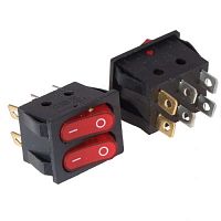 Клавишный переключатель RUICHI IRS-2101-3C, ON-OFF | код 109852 | Ruichi