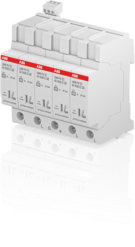 Ограничитель перенапряжения УЗИП OVR PV T2 40-1000 P TS TWIN QS | код 2CTB804153R2300| ABB 