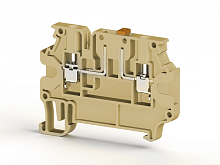 304 410, Клеммник с размыкателем на DIN-рейку, 2,5 мм.кв. (бежевый), AVK 2,5 A | код 0.0.0.3.04410 | KLEMSAN