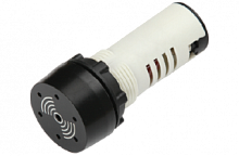 Зуммер компактный постоянный сигналф22 черный 24В | код BZ3-22M/N24 | ELVERT