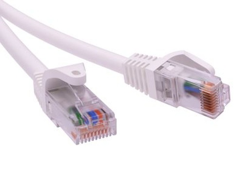 Патч-корд неэкранированный CAT5E U/UTP 4х2 LSZH белый 2м | код RN5EUU4520WH | DKC