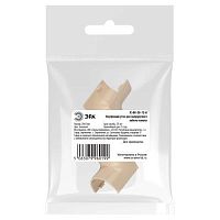 Угол внутренний для полукруглого кабель-канала 20х12мм бежевый IC-KK-20-12-B 2шт/комплект | код Б0064908 | ЭРА