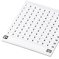 Маркировка для клеммных модулей SK 7,5/5:FORTL.ZAHLEN 51-60 | код 0804468:0051 | PHOENIX CONTACT