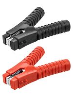 Зажим крокодил для пусковых проводов 500 А в изоляции (1 красный + 1 черный) TDM | код SQ0541-0501 | TDM