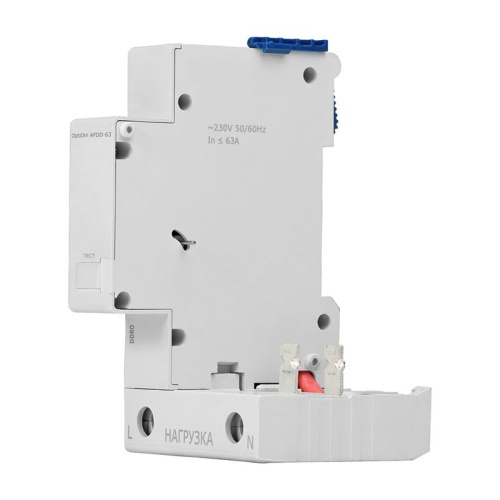 Устройство защиты от дугового пробоя (УЗДП) OptiDin AFDD-63-УХЛ3 КЭАЗ 339146 фото 2