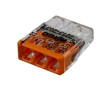 2273-203 Экспресс-клемма 3-проводная до 2,5 мм кв, (100 шт./уп.) WAGO | код 07-5132 | WAGO