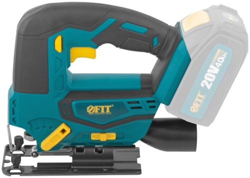 Лобзик аккумуляторный 20В 0-2500ход/мин 80мм БзП маятник без АКБ FIT 79916 фото 8