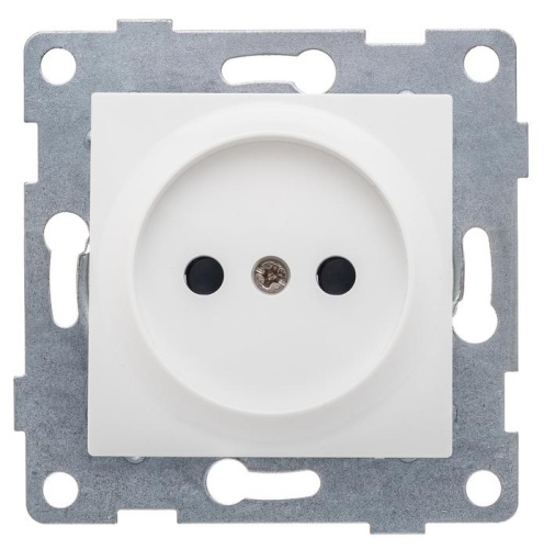 Розетка 1-м СП Ugra 16А 250В без заземл. защ. шторки механизм бел. | код С11Р2-001 | GUSI Розетка 1-м СП Ugra 16А 250В без заземл. защ. шторки механизм бел. | код С11Р2-001 | GUSI